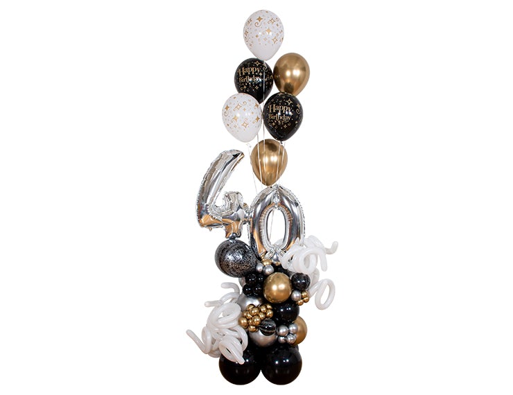 COLUMNA FELIZ CUMPLEAÑOS ORGANICO