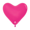 B2B GLOBO LATEX CORAZON FASHION FUCSIA