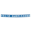 B2B CARTEL DE LETRAS FELIZ CUMPLEAÑOS AZUL GALAXY