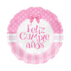 B2B GLOBO METALIZADO FELIZ CUMPLEAÑOS COQUETTE
