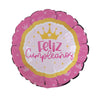 B2B GLOBO METALIZADO FELIZ CUMPLEAÑOS CASTILLO MAGICO