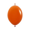 B2B GLOBO LATEX LINK-O-LOON® FASHION NARANJA COBRIZO