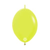 B2B GLOBO LATEX LINK-O-LOON® NEON AMARILLO