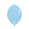 B2B GLOBO LATEX LINK-O-LOON® PASTEL MATE AZUL