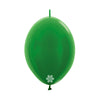 B2B GLOBO LATEX LINK-O-LOON® METAL VERDE
