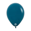 B2B GLOBO LATEX REDONDO FASHION AZUL TURQUESA PROFUNDO