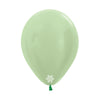 B2B GLOBO LATEX REDONDO SATIN VERDE