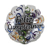 B2B GLOBO METALIZADO FELIZ CUMPLEAÑOS