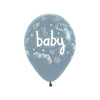 B2B GLOBO LATEX REDONDO INFINITY® BABY PASTEL DUSK AZUL